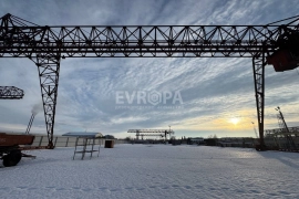 Коммерческая земля 100 соток (10 000 м²) | ж/д путь | 3 крана по 10 т | охрана